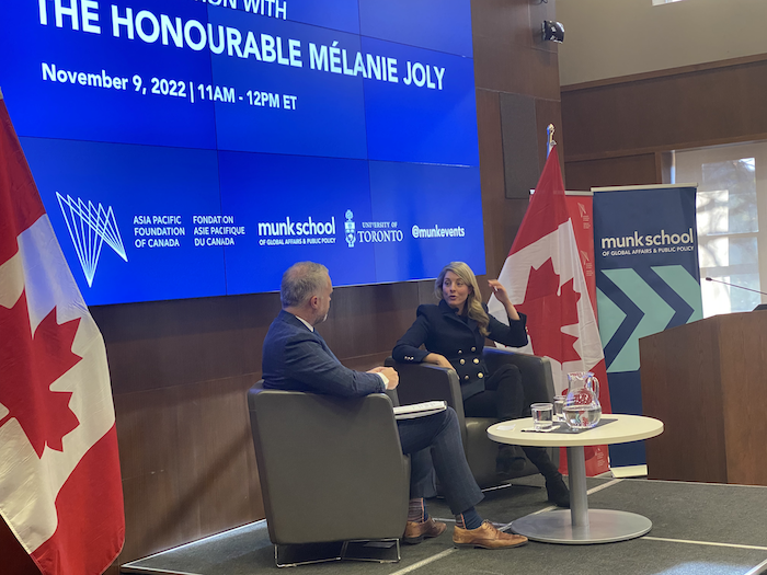 Foreign Affairs Minister Mélanie Joly Previews the Government of Canada